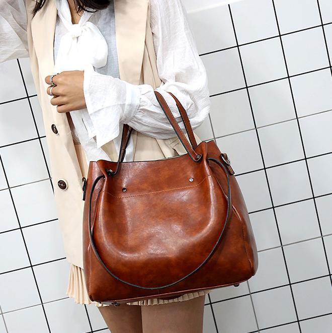 Levoire | Ensemble de sac à main de cueillette de vin à 4 pièces pour femmes