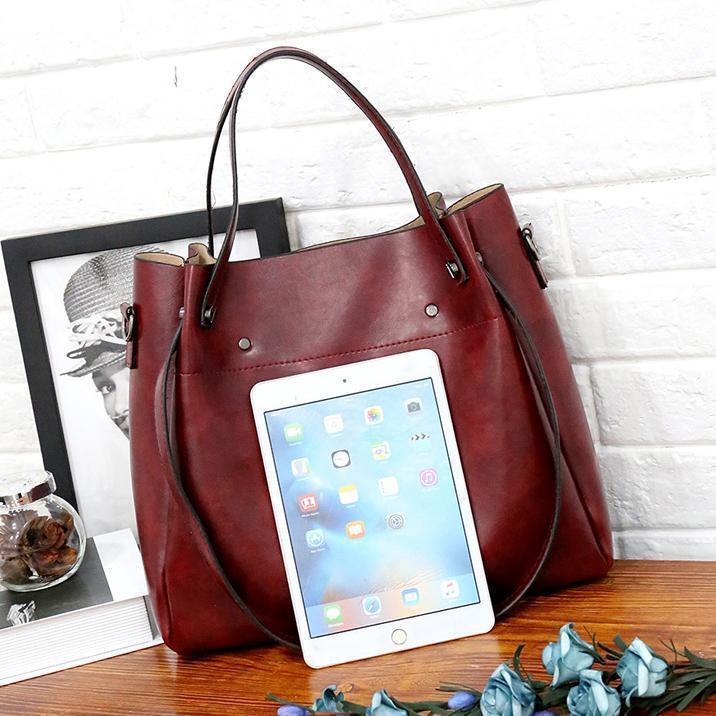 Levoire | Ensemble de sac à main de cueillette de vin à 4 pièces pour femmes