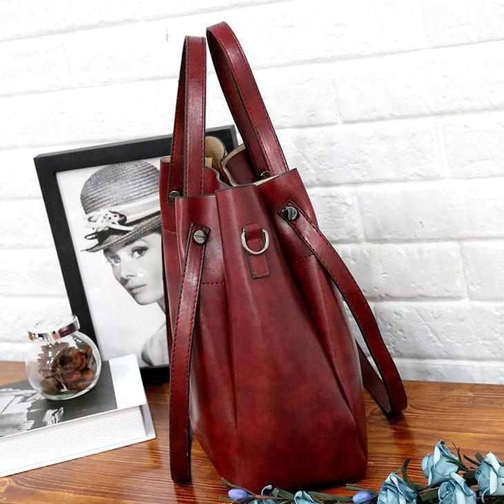 Levoire | Ensemble de sac à main de cueillette de vin à 4 pièces pour femmes