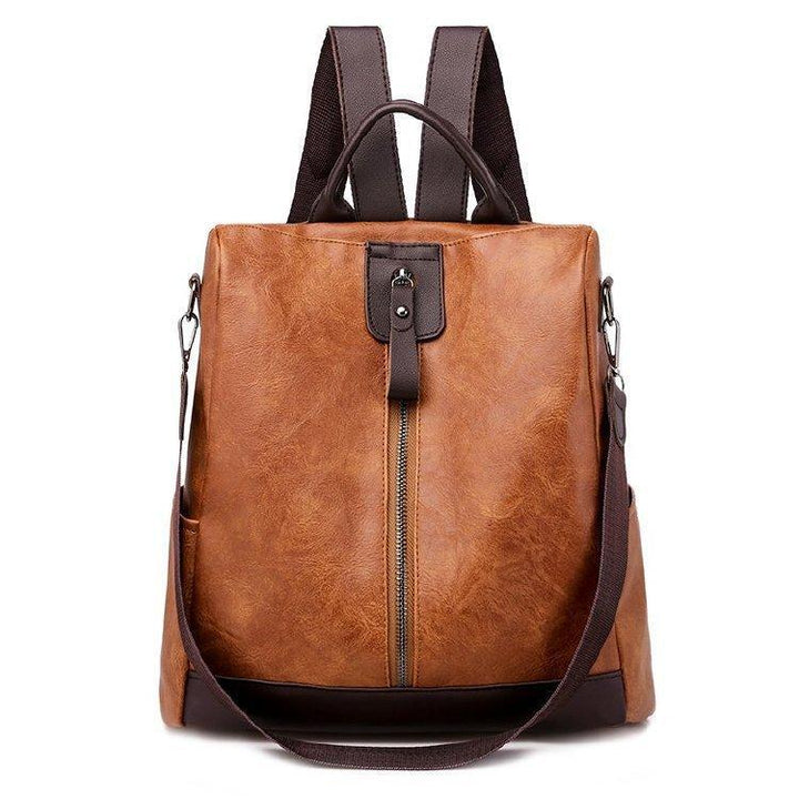 Levoire | Sac À Dos En Cuir Spacieux Et Polyvalent Avec Une Grande Capacité Braun