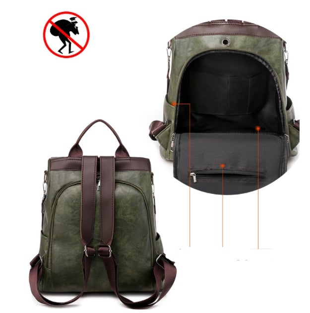 Levoire | Sac À Dos En Cuir Spacieux Et Polyvalent Avec Une Grande Capacité