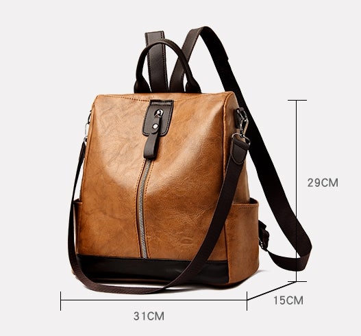 Levoire | Sac À Dos En Cuir Spacieux Et Polyvalent Avec Une Grande Capacité