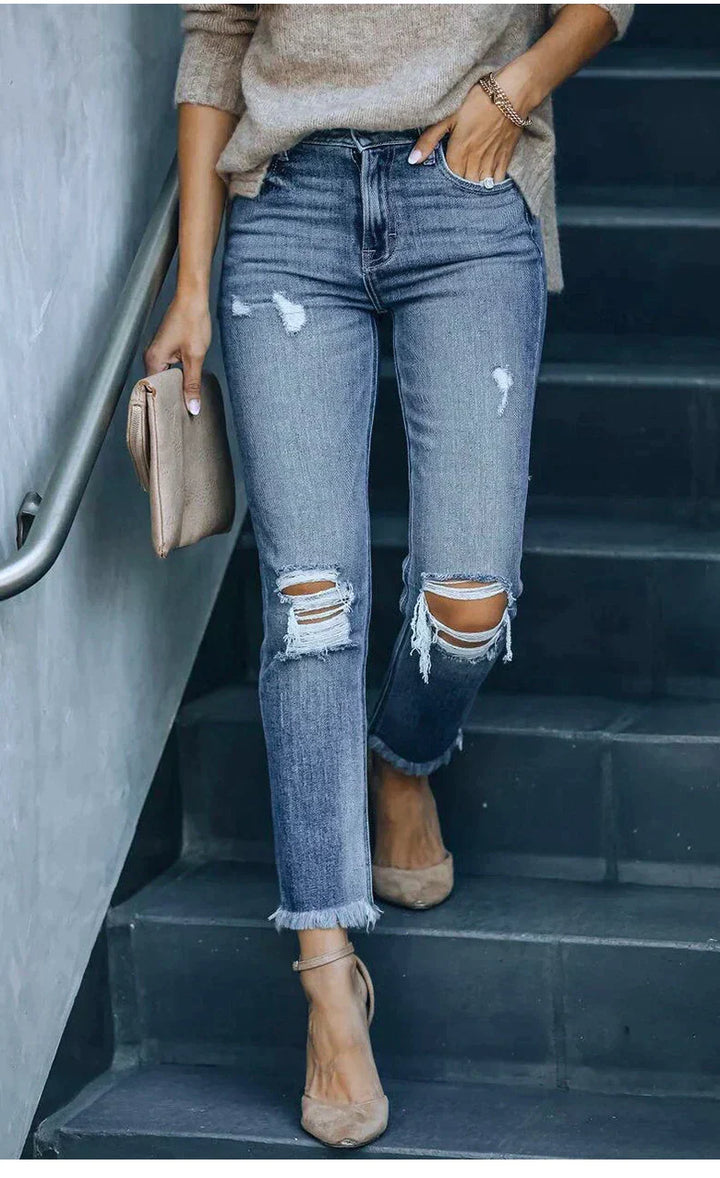 Levoire | Jeans Déchirés Bleu