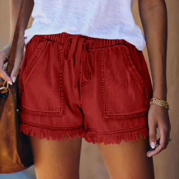 Levoire | Short En Jean Avec Taille Élastique Rot
