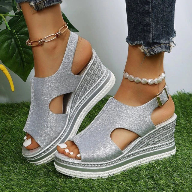 Levoire | Sandales Élégantes Pour Femmes Avec Boucle Argent
