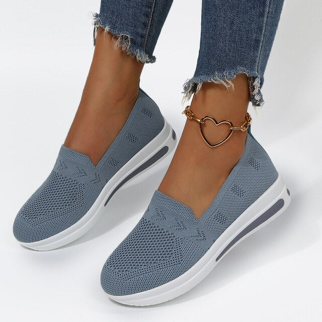 Levoire | Chaussures Orthopédiques Pour Femmes Avec Embout Large Bleu clair