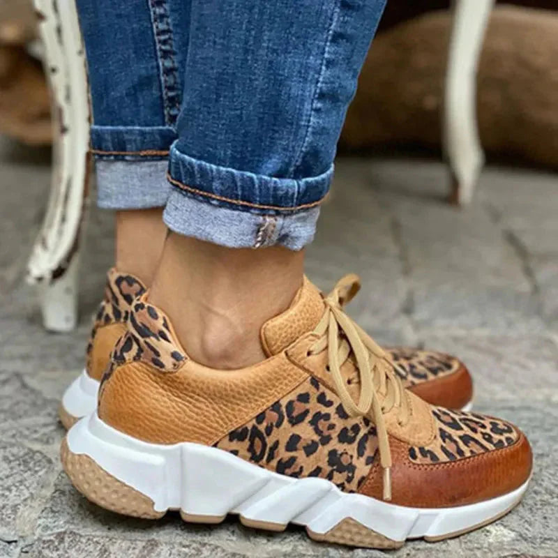 Levoire | Léger Antidérapant Semelle Épaisse Motif Léopard Chaussures Extérieures