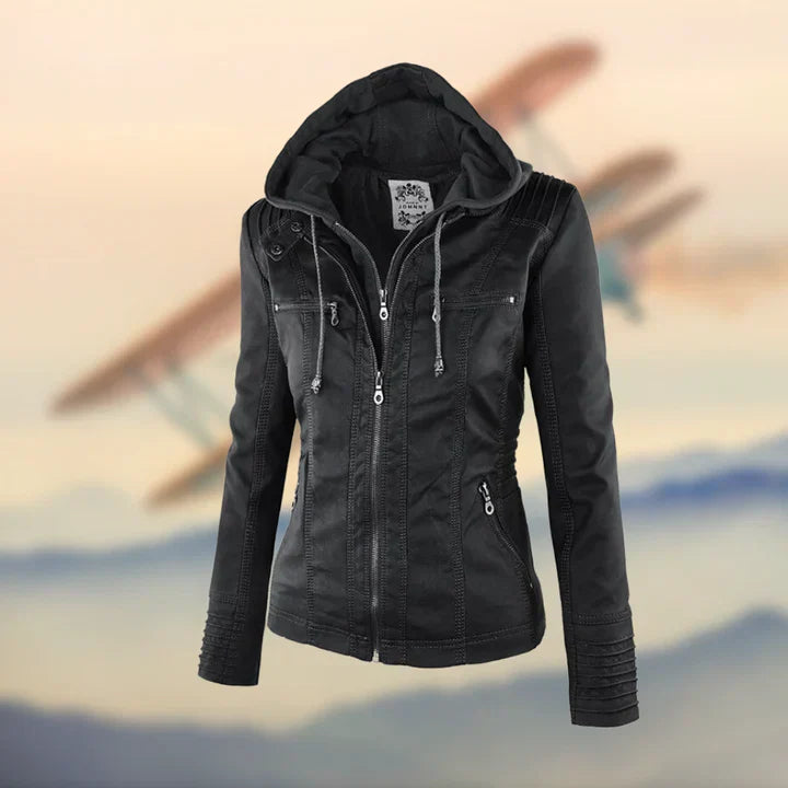 Levoire | Veste La Veste En Cuir Élégante Et Unique Noir