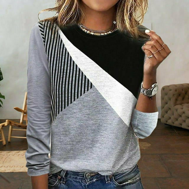 Levoire | Haut Femme Contraste Gris
