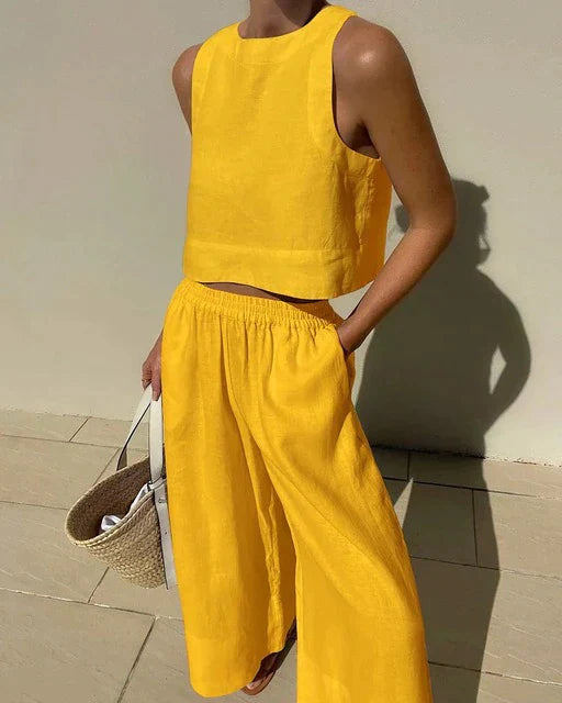 Levoire | Mode D'Été Satz Jaune