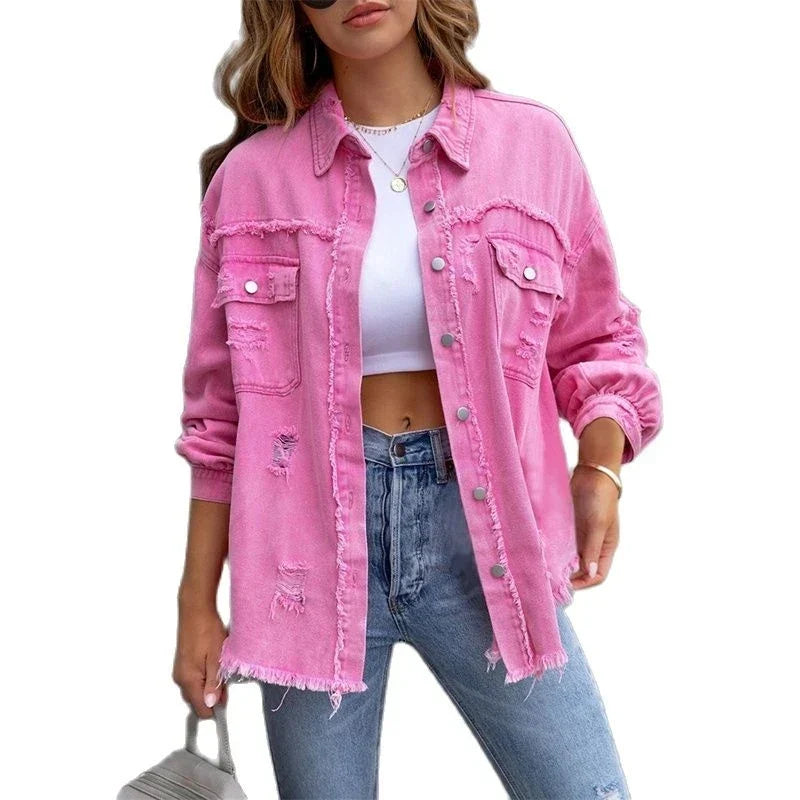 Levoire | Élégante Veste En Jean Décontractée
