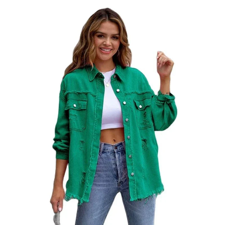 Levoire | Élégante Veste En Jean Décontractée