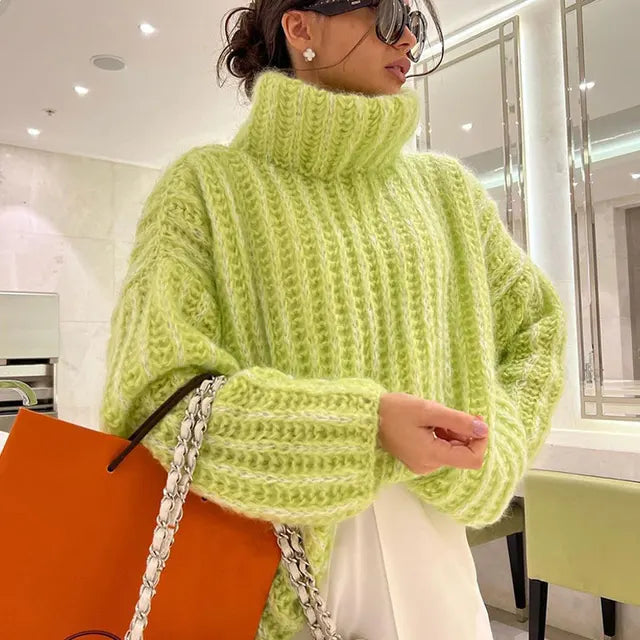 Arianne™ | Pull tricoté Vert