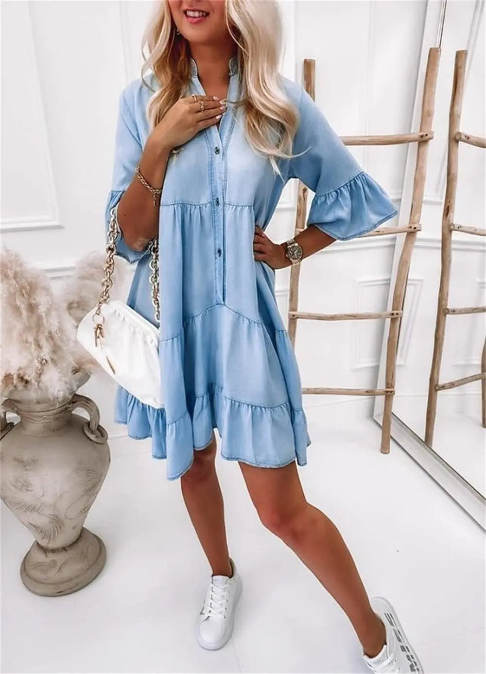 Levoire | Robe pour femme - Bleu Bleu