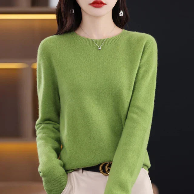Levoire | Pull Décontracté Pour Femmes Timantti vert
