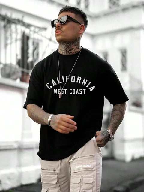 Levoire | T-Shirt Graphique Californie Decontracte Hommes