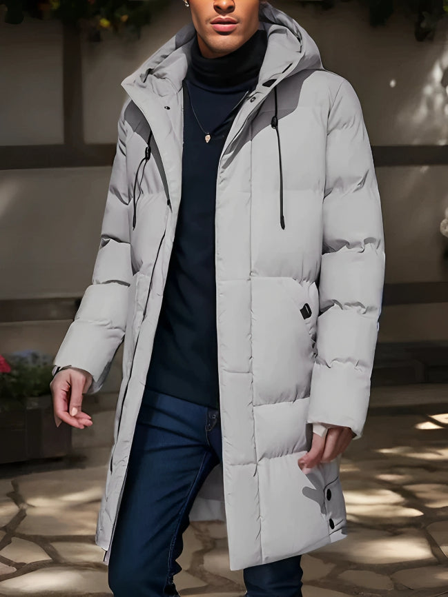 Levoire | Manteau Plus Élégant Plus Long Gris