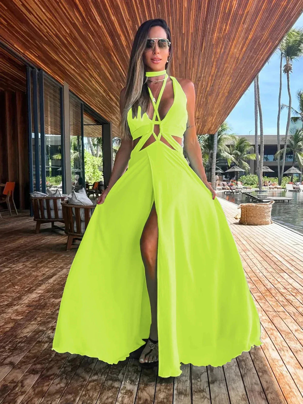 Levoire | Robe Longue À Fente Haute Sans Dos Knappert