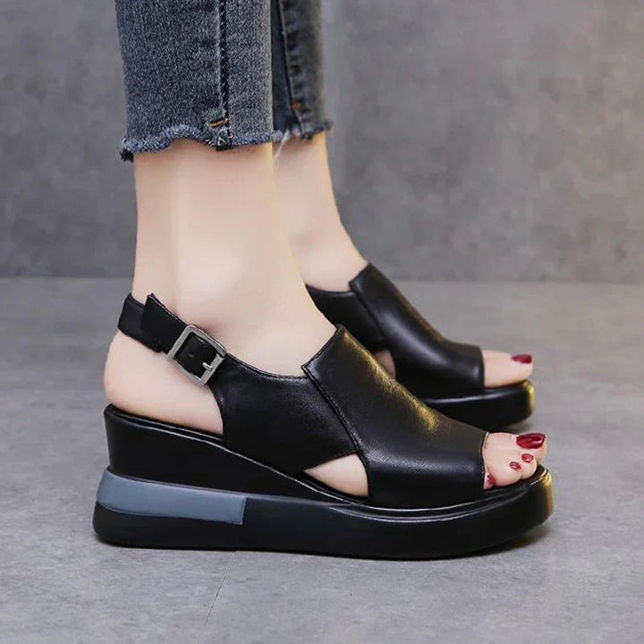 Levoire | Sandales Orthopédiques Modernes Avec Hauts Talons Noir