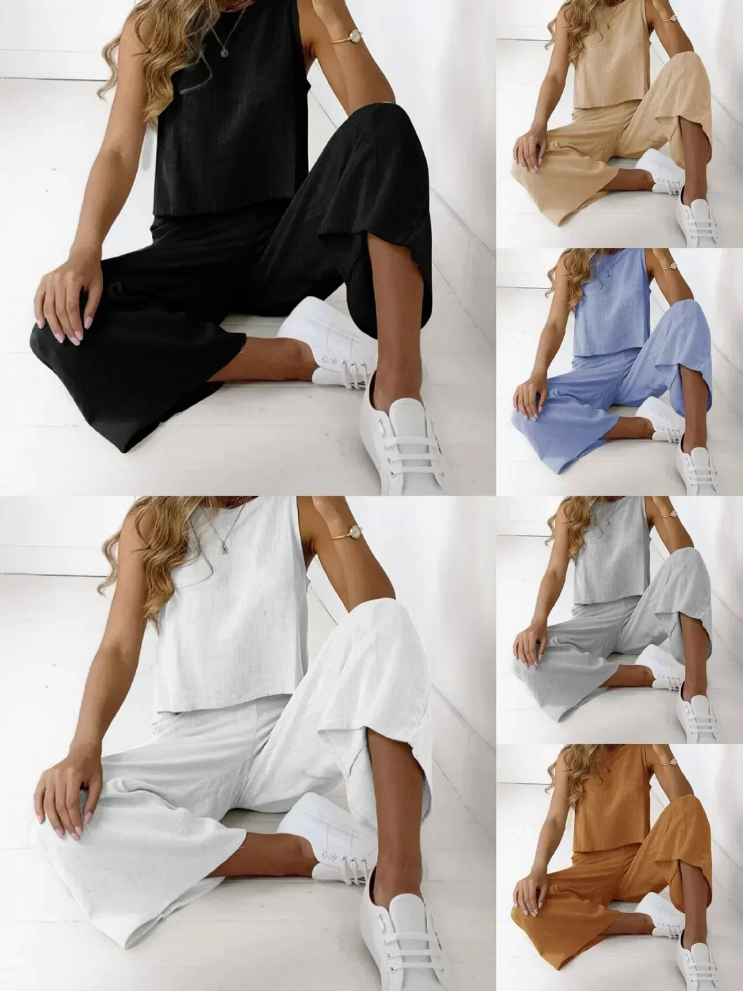 Levoire | Le Set Se Compose D'Un Haut Sans Manches Et D'Un Pantalon