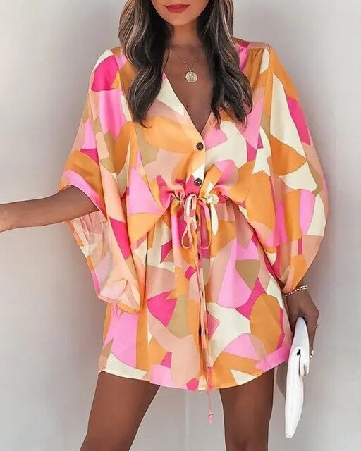 Levoire | Mini Boho Robe D'Été Pour Femmes Pour Un Look Décontracté Style 11