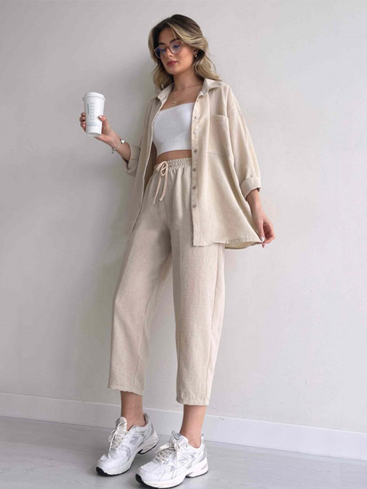Levoire | Ensemble Deux Pièces Femme Beige