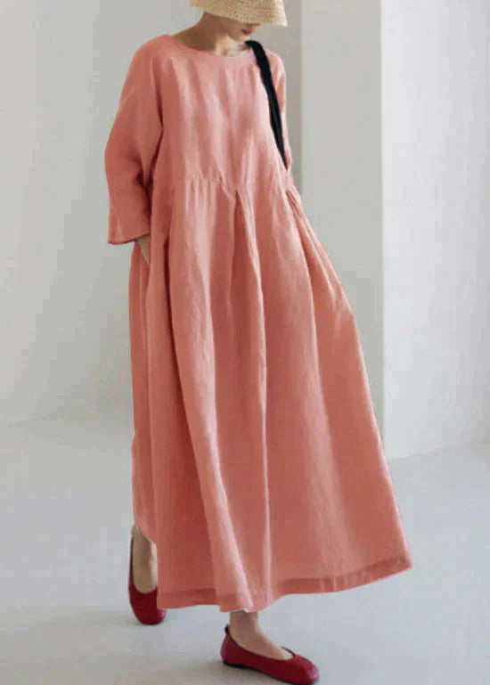 Levoire | Robes Patchwork De Poches Rosa