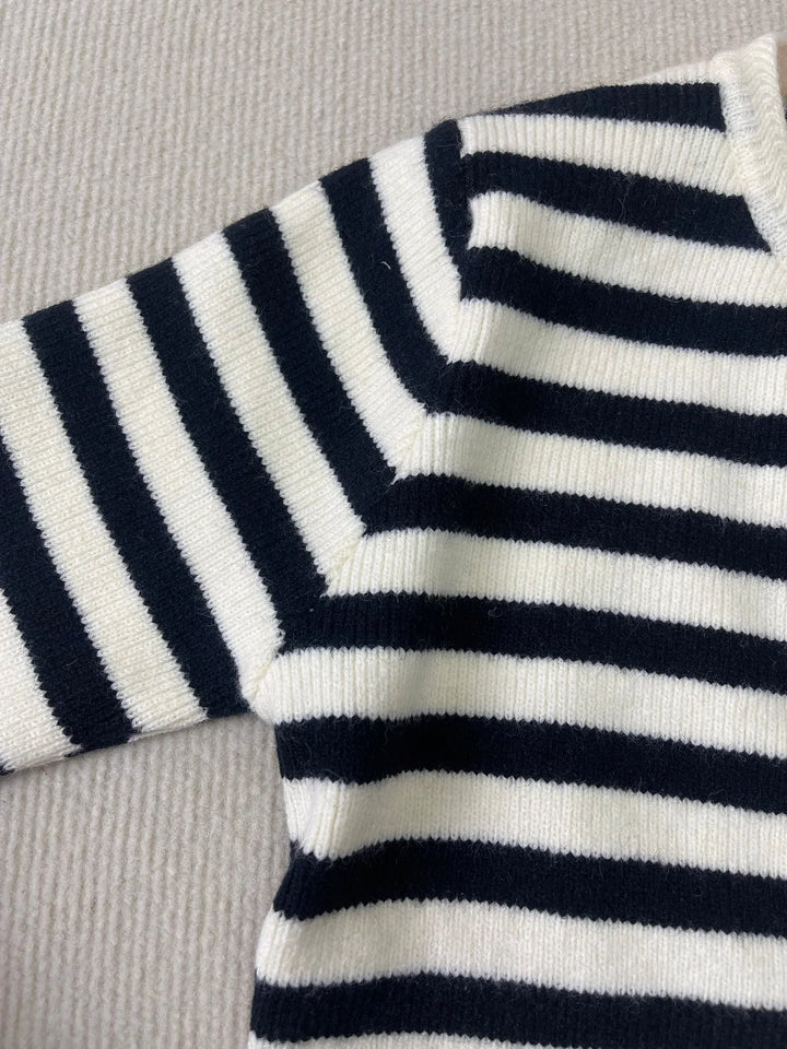 Levoire | Pull Rayé Manches Longues