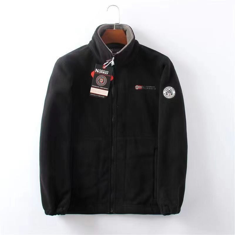 Levoire | Veste en polaire à deux couches Noir