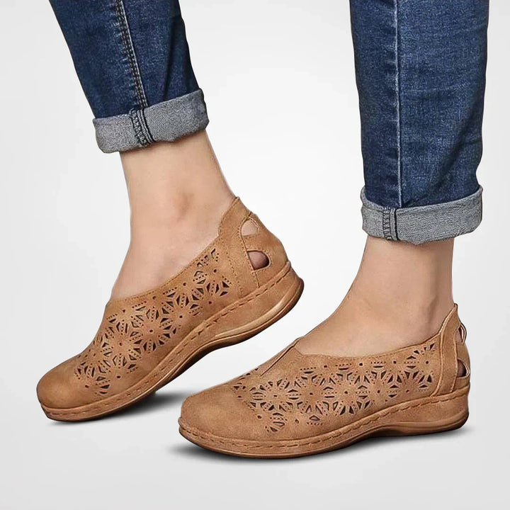 Levoire | Chaussures souples perforées Marron