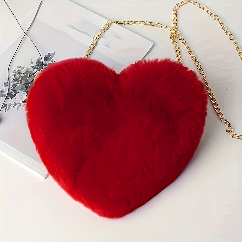 Levoire | Belle Sac En Peluche En Forme De Cœur Rot