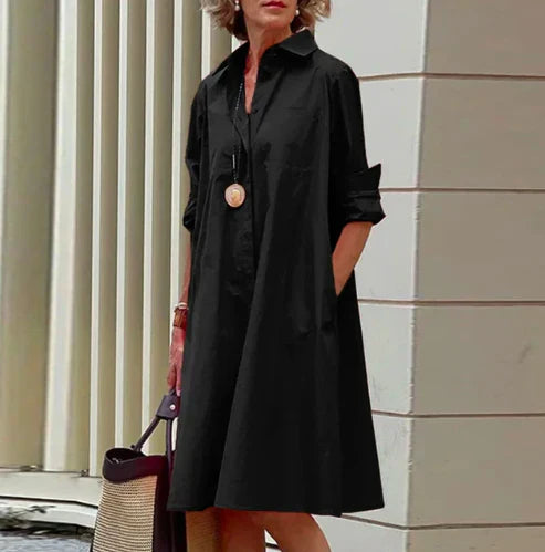 Levoire | Robe Chemise Pour Femmes Noir