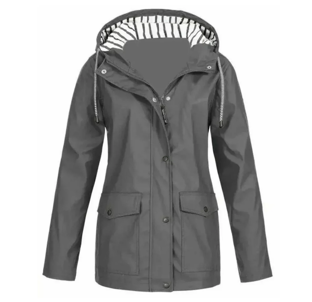 Levoire | Veste Imperméable À La Mode Pour Femmes Gris
