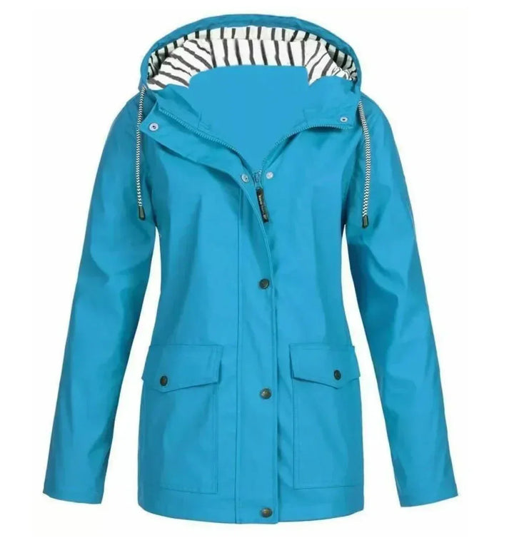 Levoire | Veste Imperméable À La Mode Pour Femmes Bleu