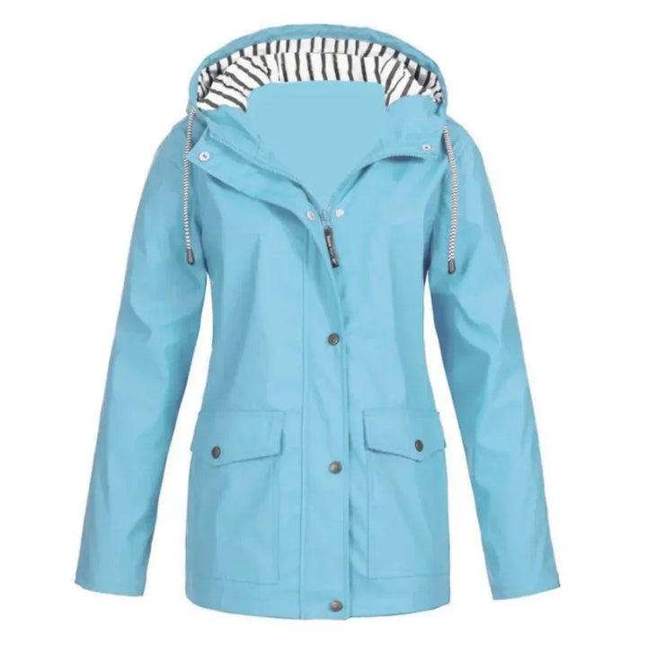 Levoire | Veste Imperméable À La Mode Pour Femmes Bleu clair