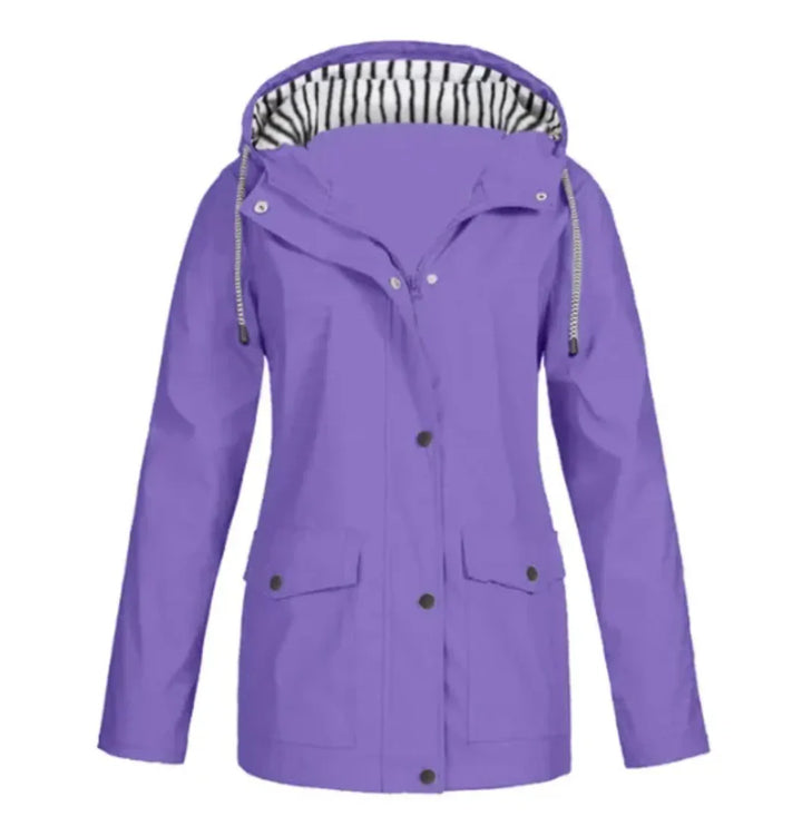 Levoire | Veste Imperméable À La Mode Pour Femmes Lilas