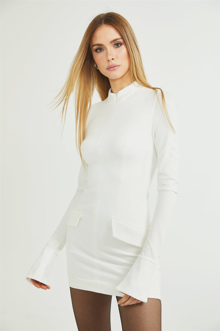Levoire | Robe Mini Évasée À Taille Ajustée