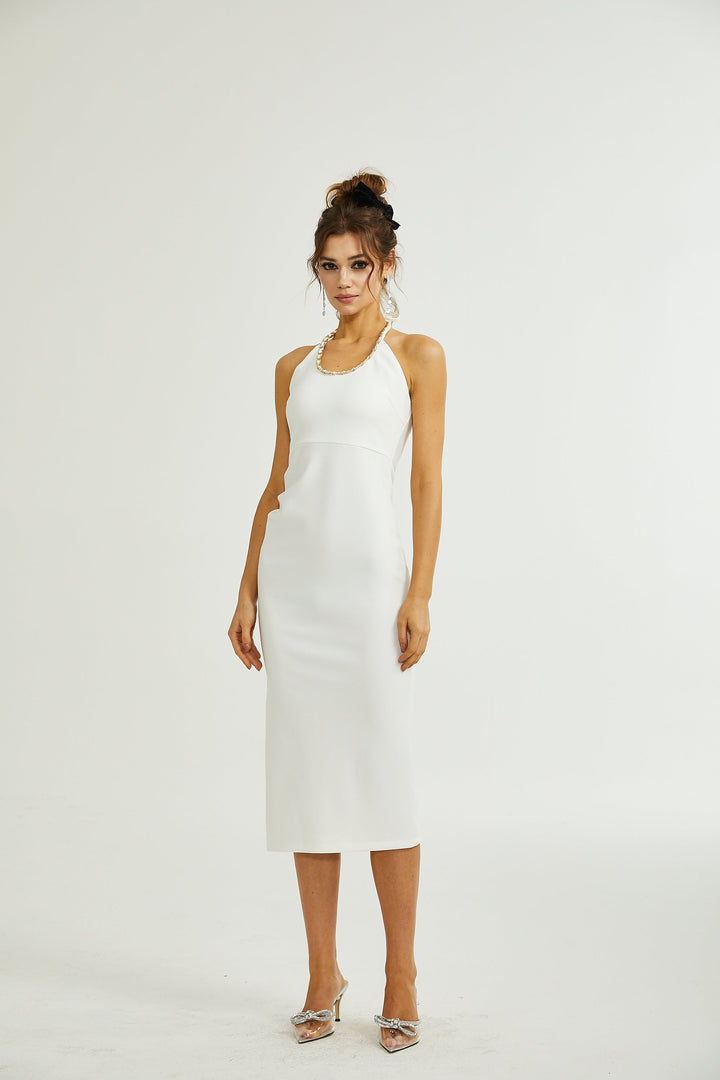 Levoire | Robe Midi À Encolure