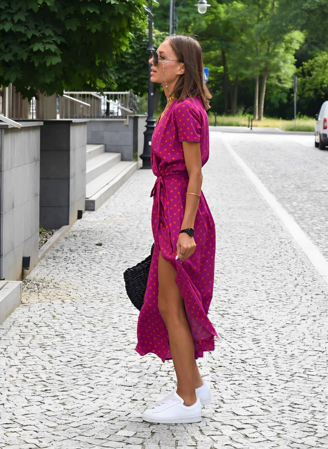 Levoire | Robe D'Été Élégante Robe Imprimée Pour Femmes