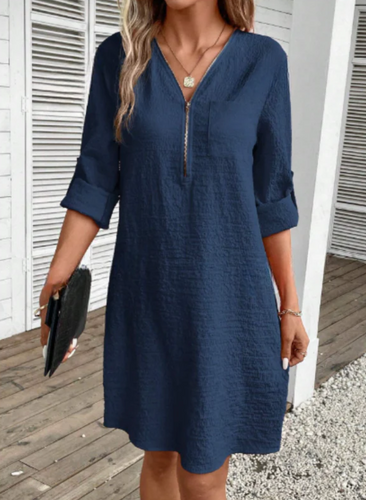 Levoire | Robe D'Été Manches Courtes Décontractée Élégante Robe