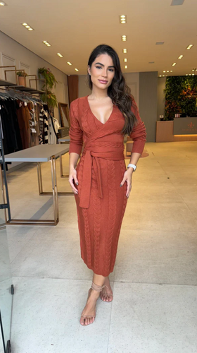 Levoire | Robe D'Été Col Rond Élégant Mode De Loisir Mélange De Polyester