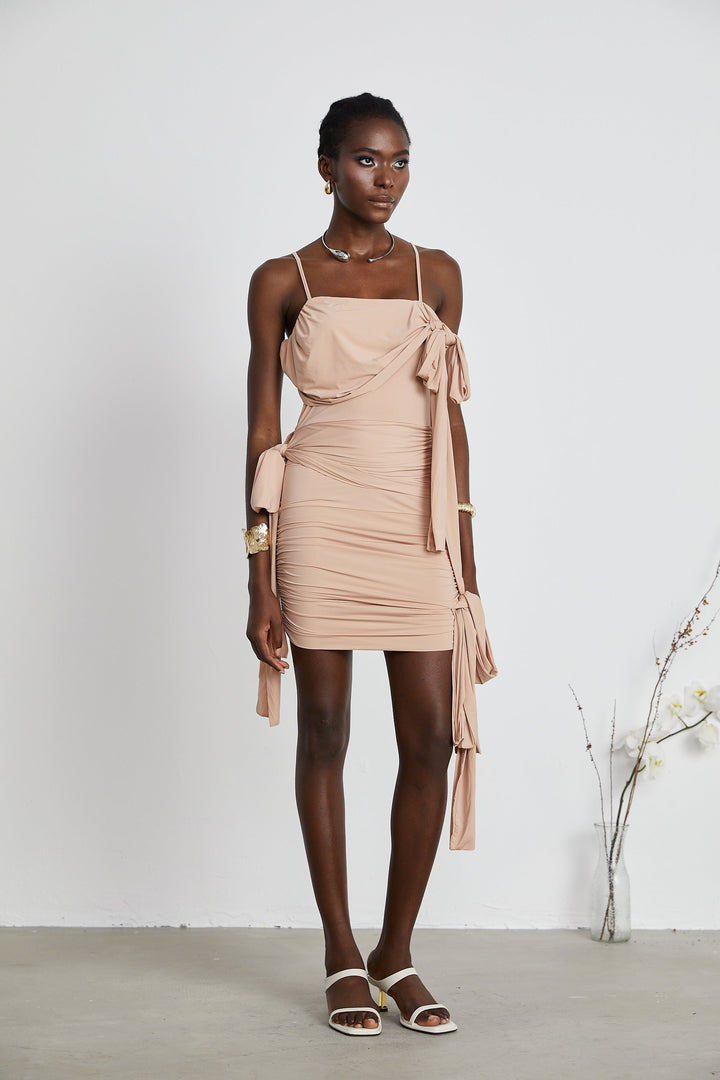 Levoire | Détails Asymétriques En Bande Robe Mini