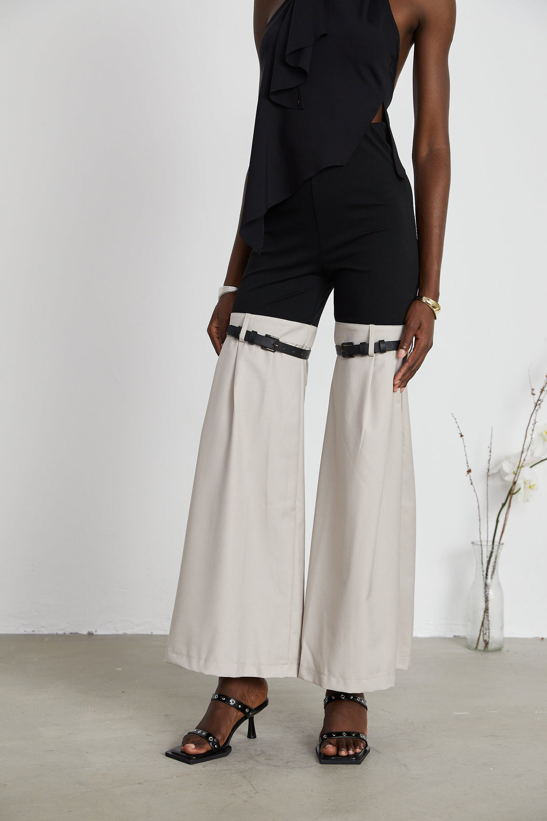 Levoire | Pantalons Flare Bicolores