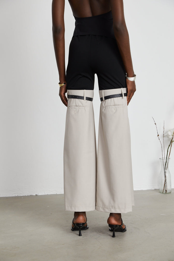 Levoire | Pantalons Flare Bicolores