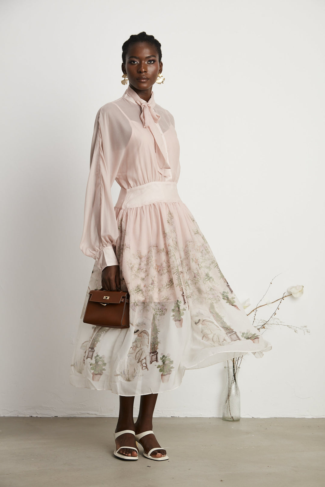 Levoire | Impression Naturelle Robe Midi