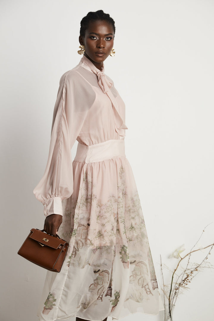 Levoire | Impression Naturelle Robe Midi