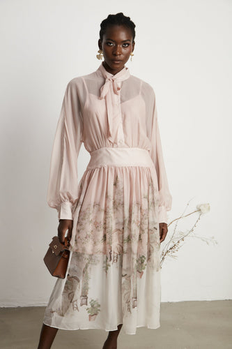 Levoire | Impression Naturelle Robe Midi