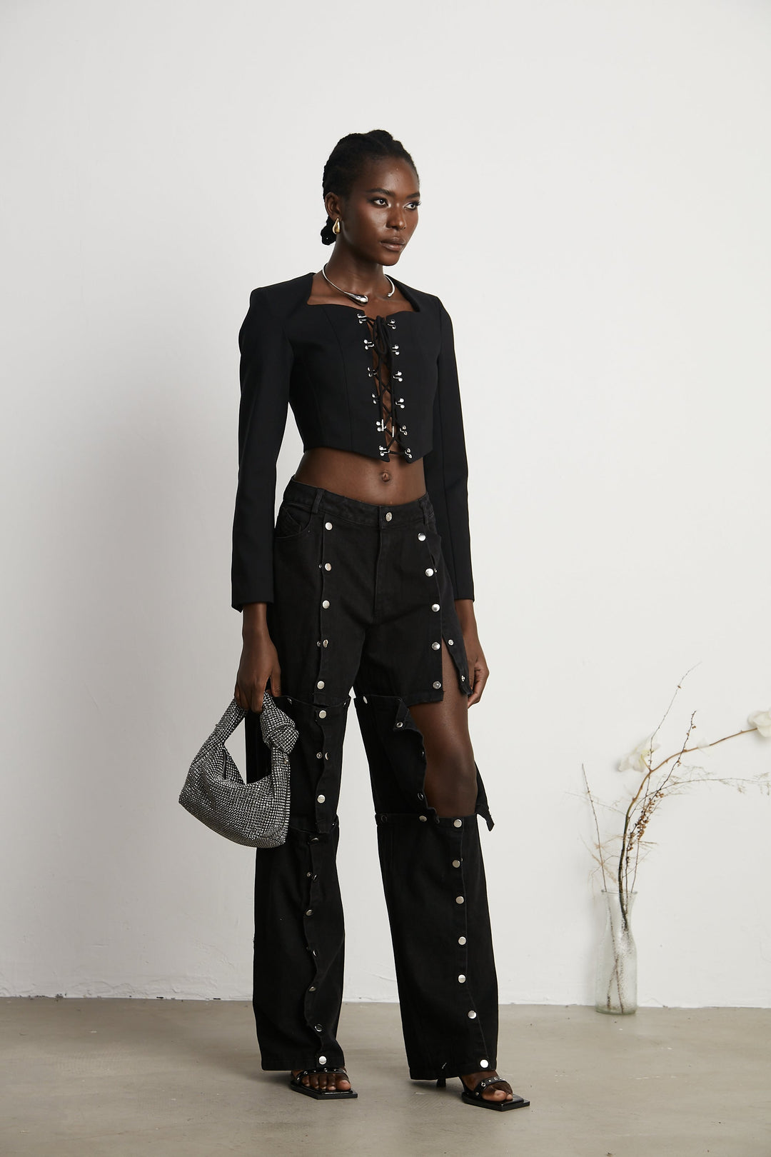 Levoire | Veste Cropped À Lacets