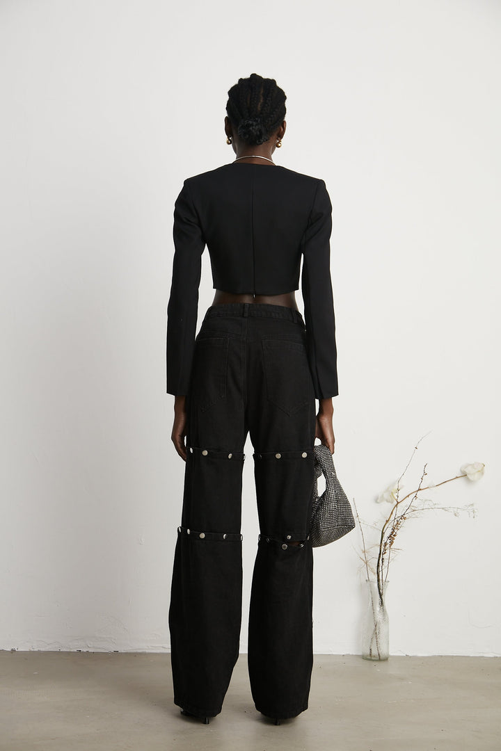 Levoire | Veste Cropped À Lacets