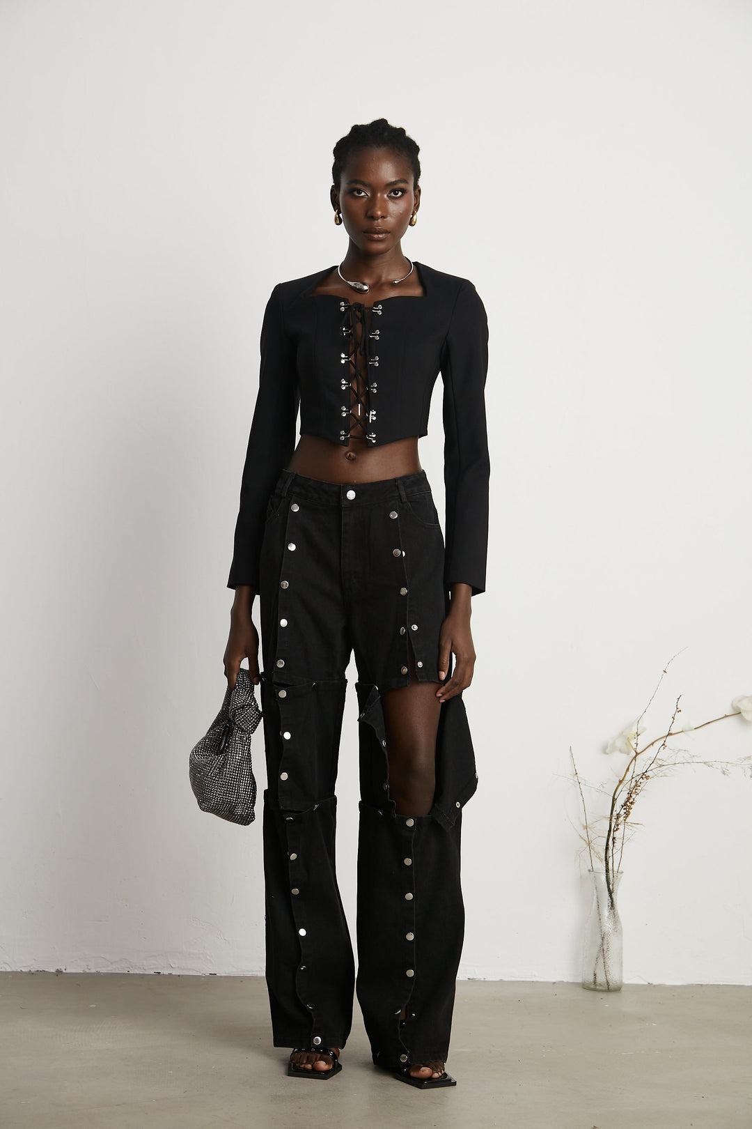 Levoire | Veste Cropped À Lacets
